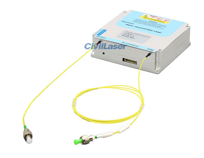 nanosecond fiber laser source